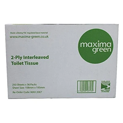 Image of Maxima Bulk Toilet Tissue, Pack of 36, White