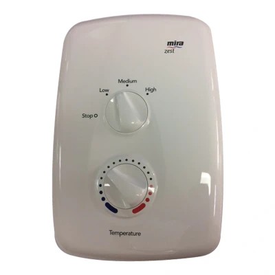 Image of Mira Zest MK1 front cover assembly white (416.15)