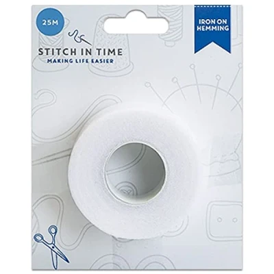 Image of PMS 839234 Iron On Hemming Web 25 Metres 1pc. Accessory, White