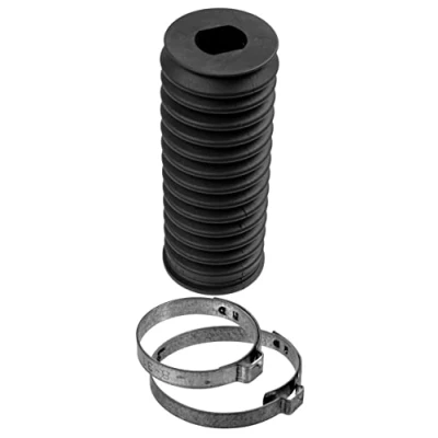 Image of 406634, 406636, 9451076780 Steering Rack Boot LEMFÖRDER 30205 01 Rubber Front Axle 20, 38mm 134mm PEUGEOT: 106 II Hatchback, CITROËN: Saxo Hatchback