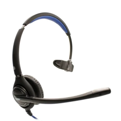 Image of JPL Headset 501S PM Monaural, Corded, Mid Office / Contact Centre, (QD) Quick Disconnect System, Surround Shield Noise Cancelling Microphone Black