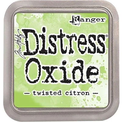Image of Ranger Tim Holtz TDO56294 Distress Oxide Pad Twisted Citron, Synthetic Material, Green, 7.5 x 1.9 cm