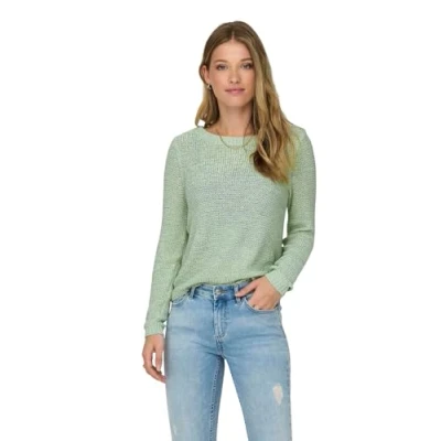 Image of ONLY Onlgeena Jumper, Women&#039;s, Size: Medium, Subtle green