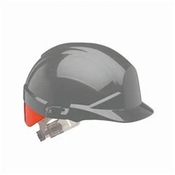 Image of Reflex Grey Slip Ratchet Helmet With Bright Or Flash