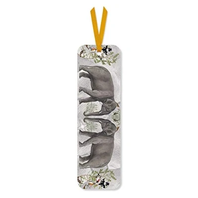 Image of Artistic Indian Elephant Bookmark from The Natural History Museum Range by Museums &amp; Galleries (MG GBM388)