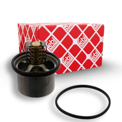 Image of 1W5253, 2R2911, 3S9643, 4L7615, 4N2212 Engine thermostat FEBI BILSTEIN 11496 82C with seal ring