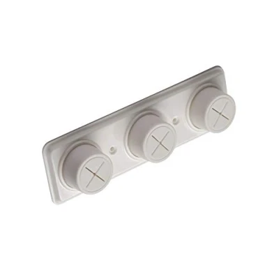 Image of Croydex DB361510U Triple Cloth Holder, Beige