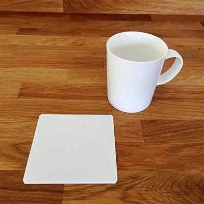 Image of Super Cool Creations Coasters Square White 6 Set