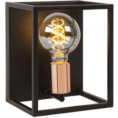 Image of Lucide Arthur Wall Light E27 Black