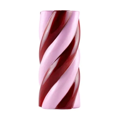 Image of Que Rico Amor Del Color Pink/Maroon Camila Vase