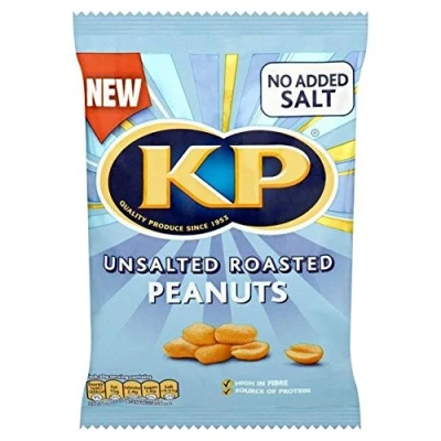 Image of KP Nuts Unsalted Peanuts 270g