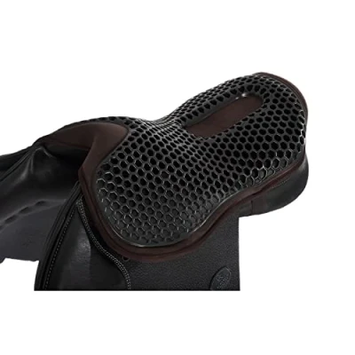 Image of Acavallo Jump Gel Ortho Coccyx Saddle Seat Cushion Brown Size L
