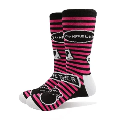 Image of Yungblud Unisex Adult Symbols Socks (8, 12) (Black), Black, 8, 12