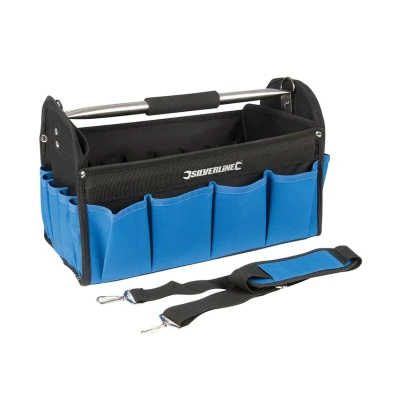 Image of Silverline Tool Bag Open Tote 400 x 200 255mm