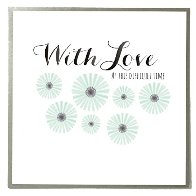 Image of Claire Giles Quill Love Sympathy Greeting Card