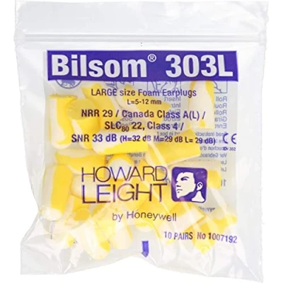 Image of Howard Leight Bilsom 303S Earplugs Pocket Pack, Pack of 20,