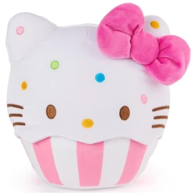 Image of GUND Sanrio Official Hello Kitty Cupcake Plush, Stuffed Animal for Ages 1 and Up, Pink/White, 8