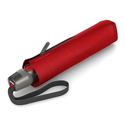 Image of Knirps T.200 Medium Duomatic Folding Umbrella, 28 cm, Red
