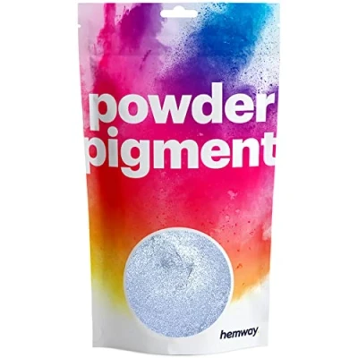 Image of Hemway Epoxy Dye Pigment Powder Colour Ultra Sparkle Metallic Pigments for Resin Polyurethane Azure Blue 100g / 3.5oz