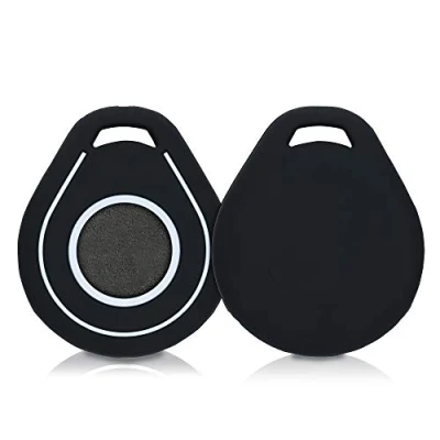 Image of kwmobile Silicone Cover Compatible with Harley Davidson Motorcycle Key Protective Soft Case Skin Protector for Remote Fob Black/White