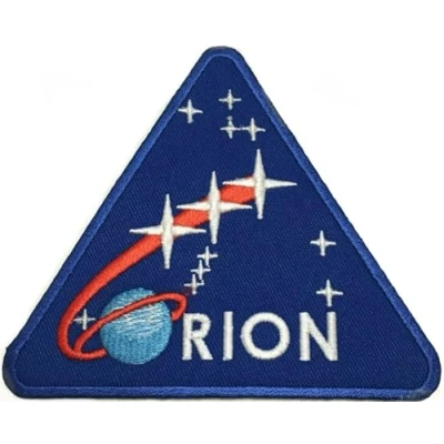Image of NASA Orion Patch (3.75 Inch) Embroidered Iron on or Sew Badge Astronaut Space Suit Program Emblem Crest Souvenir DIY Gift Patches