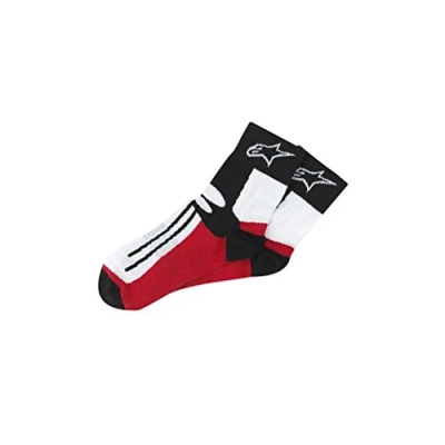Image of Alpinestars 4703011 30 S/M Racing Road Socks Short Black Red