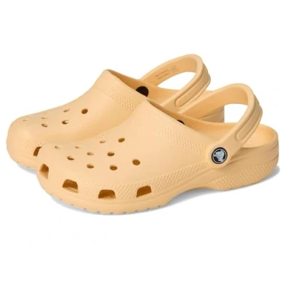 Image of Crocs Unisex Kids Classic Clog K Clogs, Golden Hour, 2 UK