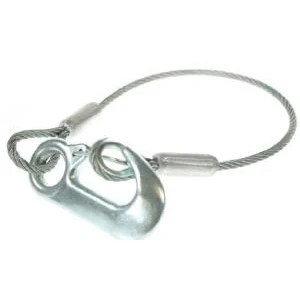 Image of leisure MART 500mm long trailer secondary coupling/safety cable for unbraked trailers Pt no. LMX720