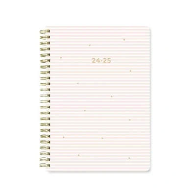Image of Letts of London Stripes A5 Academic 2024/2025 week to view diary Pink