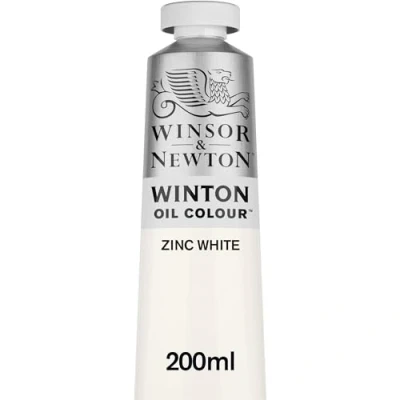 Image of Winsor &amp; Newton Winton 200ml Oil Colour Zinc White,1437748