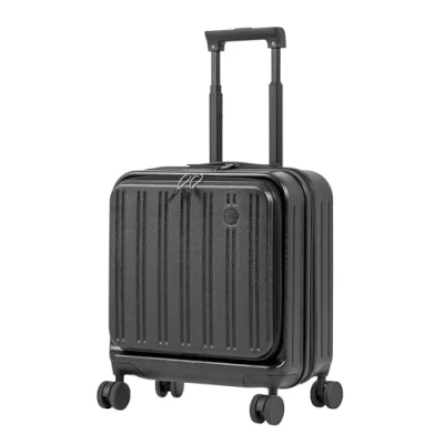 Image of Dellonda 18&quot; Cabin Size Luggage with 2 x Laptop Compartments, Dual TSA Lock, USB Functionality, 4 360 Wheels for Business Travel DL156