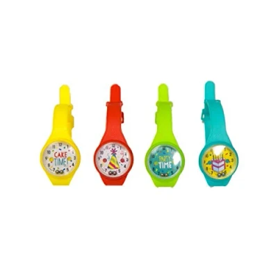 Image of Assorted Color Puzzle Watch Favors Pack of 4 Fun and Unique Party Giveaways, Wristbands for Kids Adults