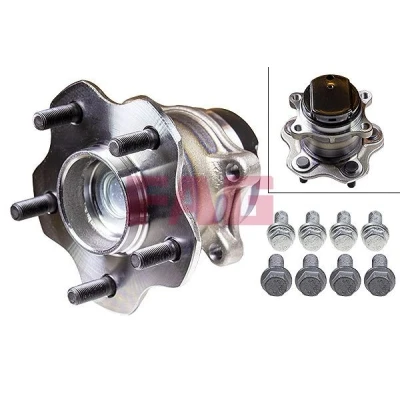 Image of 432025HA0A, 432026342R, 43202JY00A Wheel bearing kit FAG 713 6139 20 Photo corresponds to scope of supply 134,3, 83,7mm NISSAN: Qashqai 2