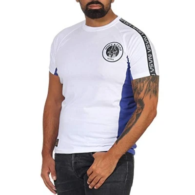 Image of Alpha Industries Men&#039;s Space Camp T Shirt, White, M