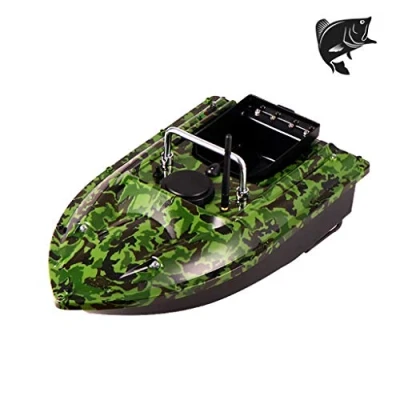 Image of AHWZ Bait Boat RC Boats for Carp Fishing 500m Remote Control with 1.5kg Loading,Green
