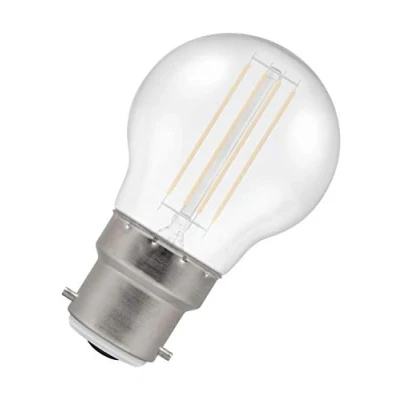 Image of Crompton LED Filament Round 4.5W White BC B22d Cool