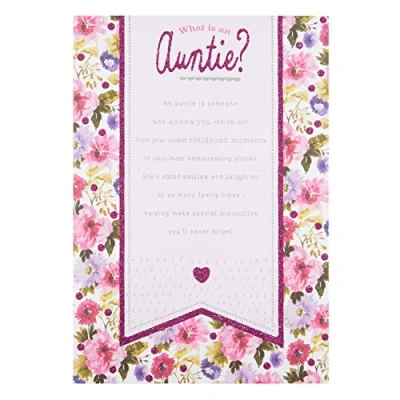 Image of Hallmark Auntie Birthday Card &#039;Childhood Moments&#039; Medium [Old Model]
