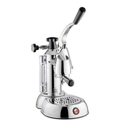 Image of La Pavoni Lever Handle Coffee Maker with a Capacity of 0.8l from Smeg Stradivari Europiccola Lusso LPLSTL01EU, Steel