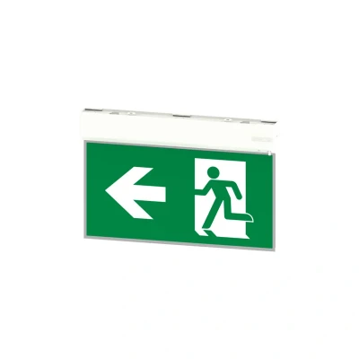 Image of 1W Emergency Exit Sign Maintained Up Down Left Right Legends Manual Test Integral LED