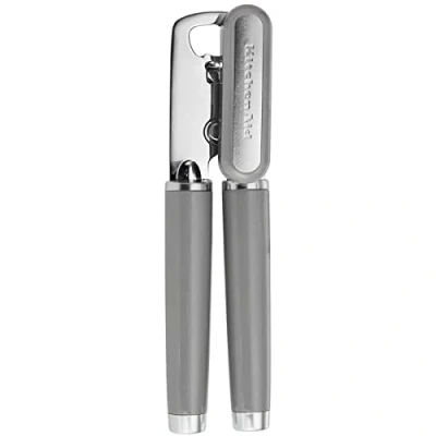 Image of KitchenAid Classic Multifunction Can Opener/Bottle Opener, 8.34 Inch, Gray