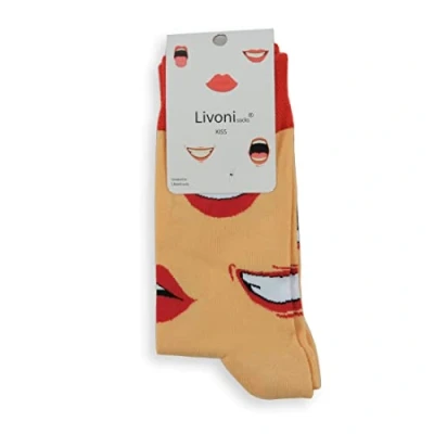 Image of Livoni Kiss Regular Socks 39 42, Multi Coloured, M