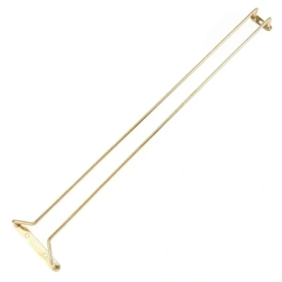 Image of Beaumont GM205 Glass Hanger 24&quot; BRASS c/w 3 screws