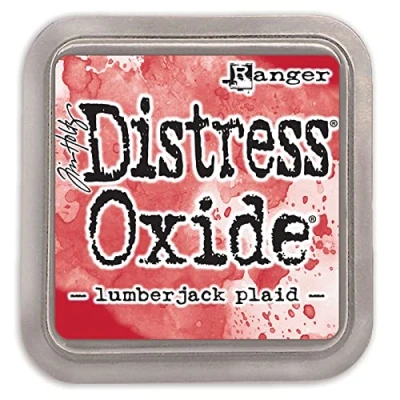 Image of Ranger Tim Holtz Distress Oxide Ink Lumberjack Plaid, 3 x inch pad