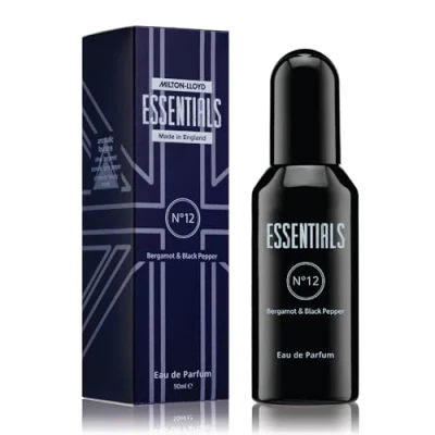 Image of Milton Lloyd ESSENTIALS No 12 Perfume for Men. 50ml Eau de Parfum Men, Luxury Fragrance Mens Aftershave, Long Lasting Men by