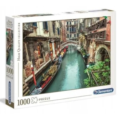 Image of Clementoni Collection 39458 Venice Canal Puzzle For Adults and Children 1000 Pieces, Ages 10 Years Plus