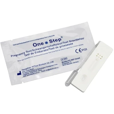 Image of One Step Pregnancy Cassette Tests 25mIU/ml Fast Results 99.9% Accurate 10