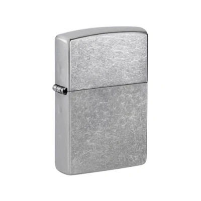 Image of Zippo Windproof Lighter Metal Long Lasting Best with Fluid Refillable Perfect for Cigarettes Cigars Candles Pocket Starter Classic Street Chrome