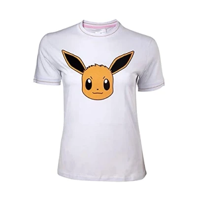 Image of Difuzed Pokémon Eevee Women&#039;s T Shirt (XXL) White