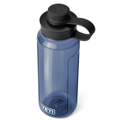 Image of YETI Yonder Water Bottle with Tether Cap, Navy, 35 oz (1 L)