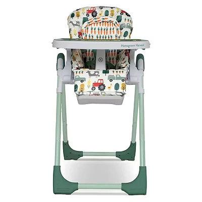 Image of COSATTO Noodle 0+ Highchair Compact, Height Adjustable, Foldable, Easy Clean, from Birth to 15kg (Old Macdonald)